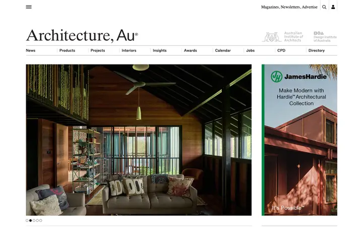 architectureau.com homepage
