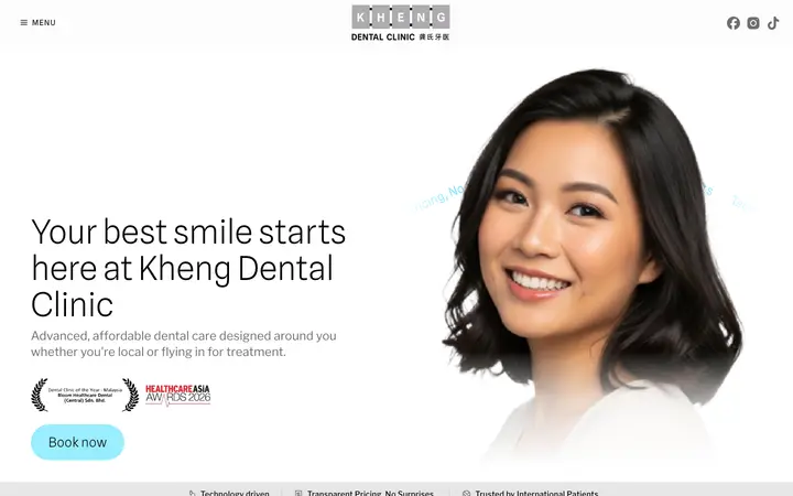 khengdental.com homepage