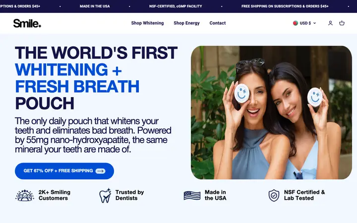 getsmileplus.com homepage