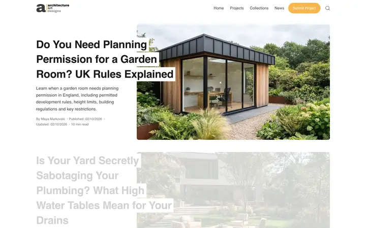 architectureartdesigns.com homepage
