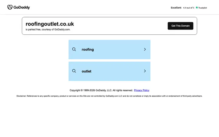 roofingoutlet.co.uk homepage