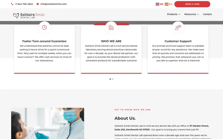 solitairesmile.com homepage