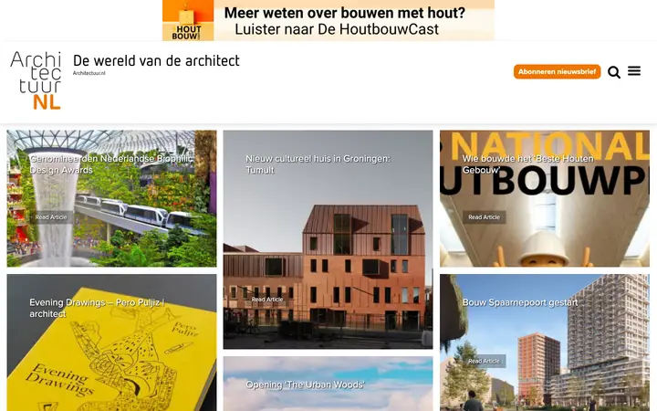 architectuur.nl homepage