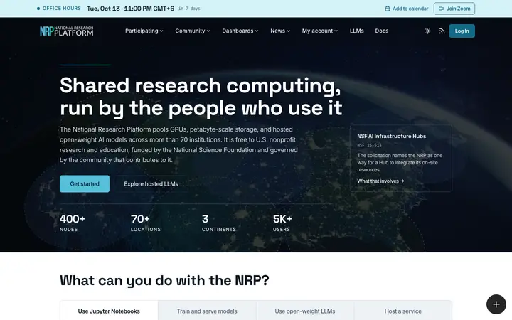 nrp.ai homepage