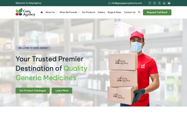 gargagencypharma.com homepage