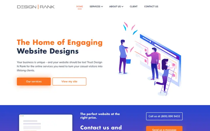 designnrank.com homepage