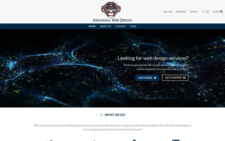 insomniawebdesign.net homepage