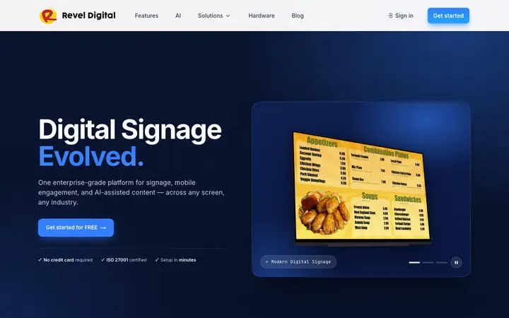 reveldigital.com homepage