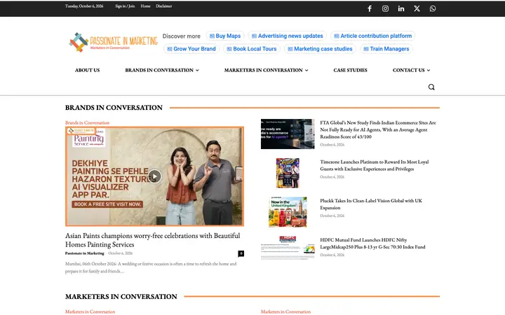 passionateinmarketing.com homepage