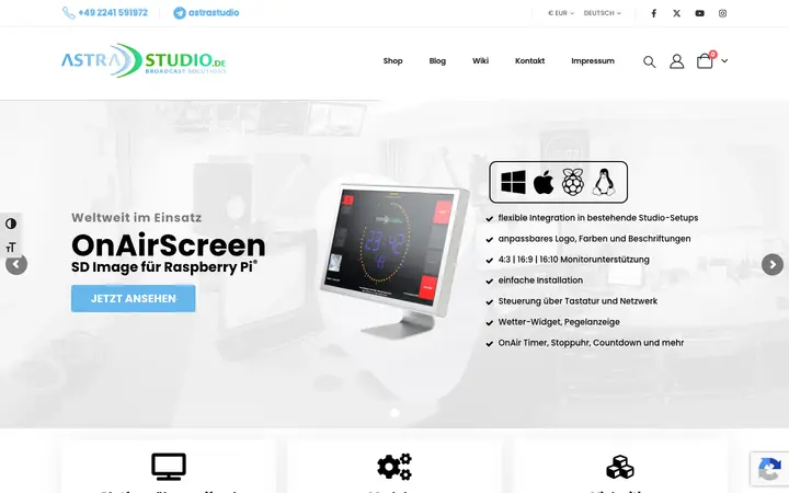 astrastudio.de homepage