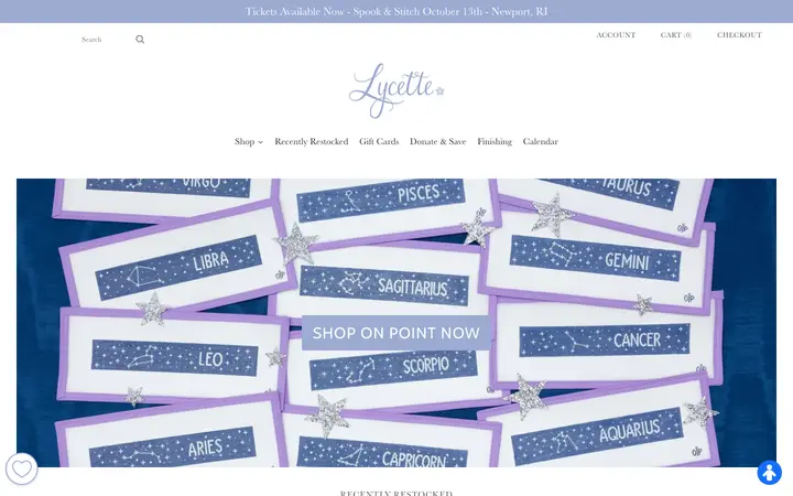 lycettedesigns.com homepage