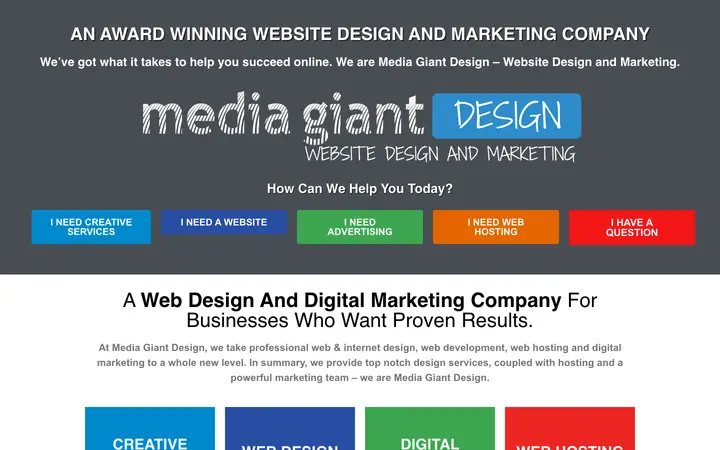 mediagiantdesign.com homepage