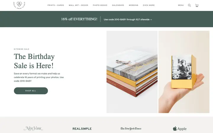 socialprintstudio.com homepage