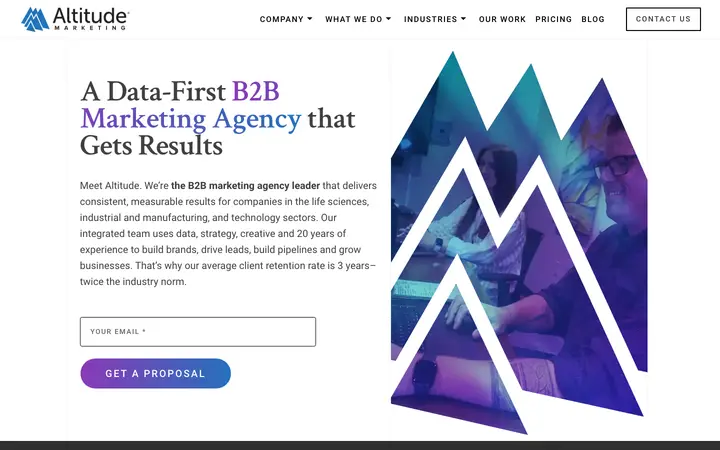 altitudemarketing.com homepage