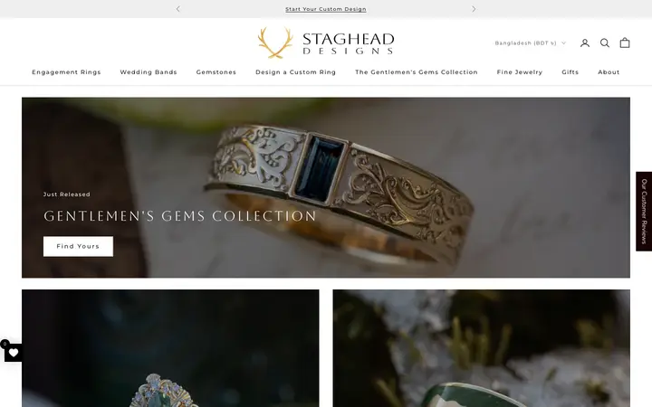 stagheaddesigns.com homepage
