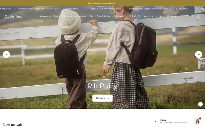studionoos.com homepage