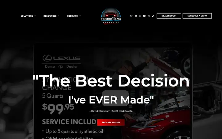 fixedopsmarketing.com homepage
