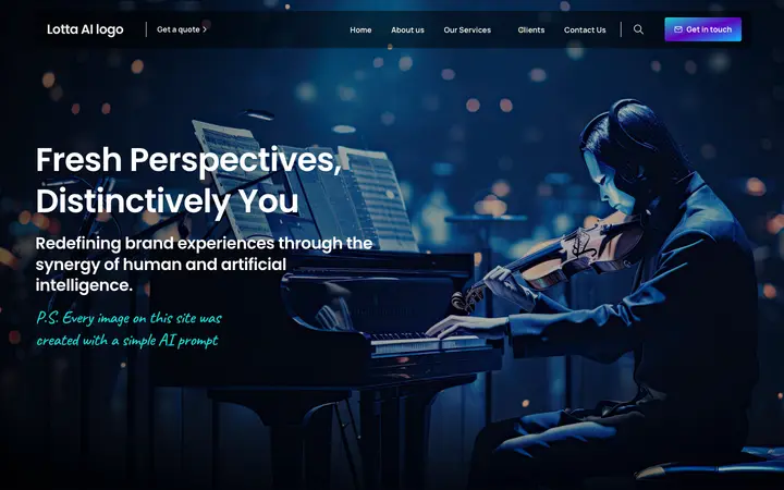 lotta.ai homepage