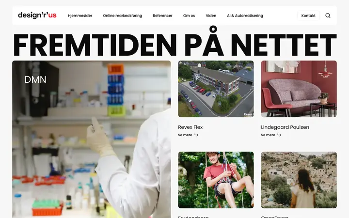 designrus.dk homepage