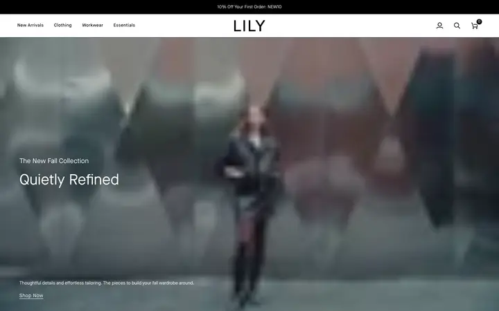 lilystudio.com homepage