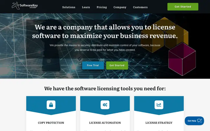 softwarekey.com homepage