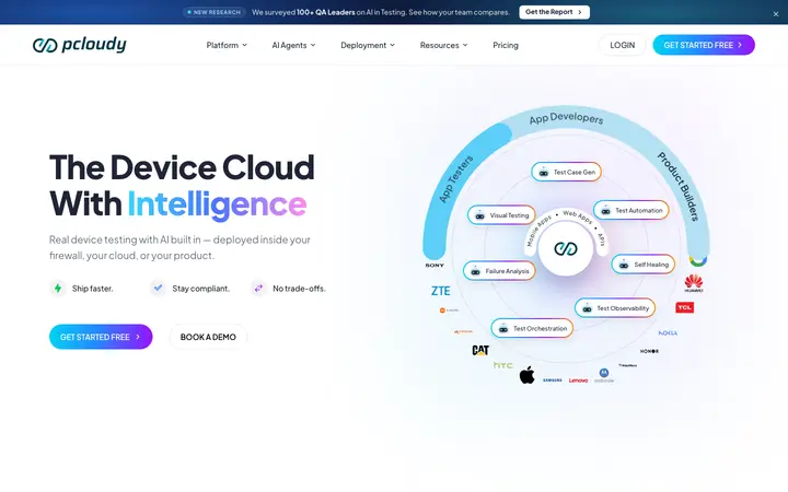 pcloudy.com homepage
