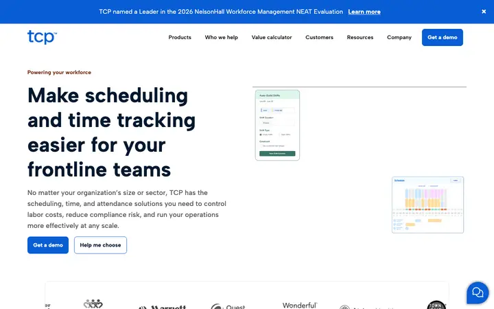 tcpsoftware.com homepage