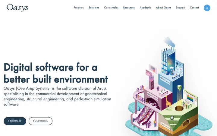 oasys-software.com homepage