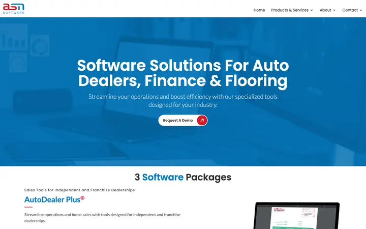 asnsoftware.com homepage