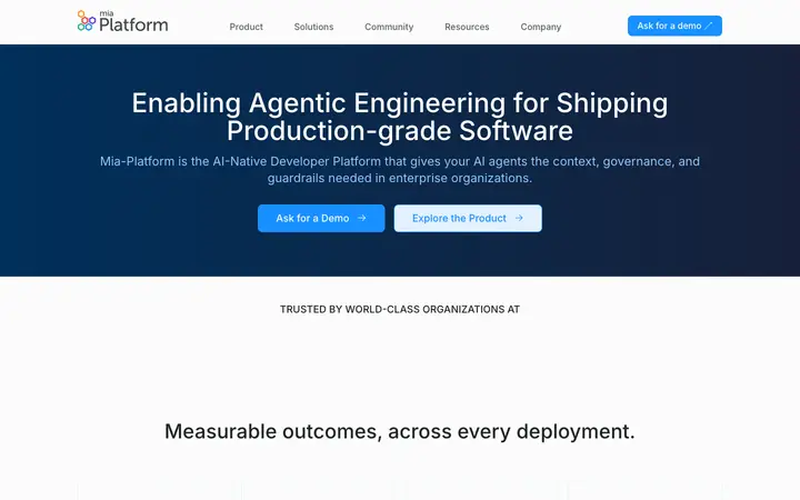 mia-platform.eu homepage