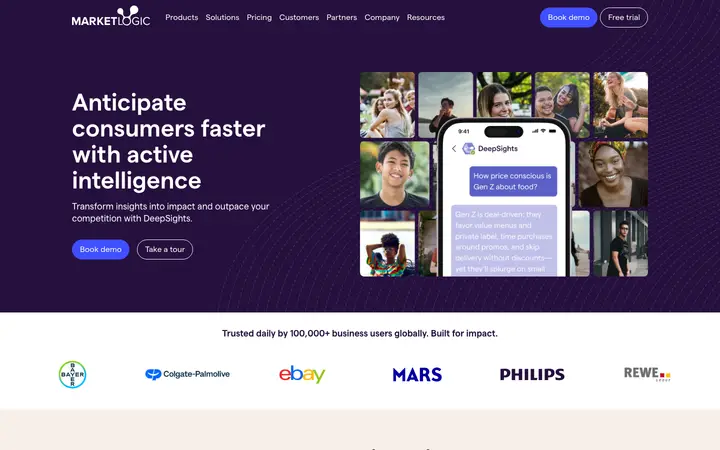 marketlogicsoftware.com homepage