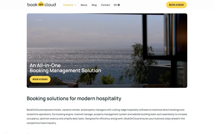 bookoncloud.com homepage