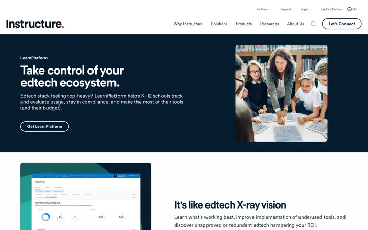 learnplatform.com homepage