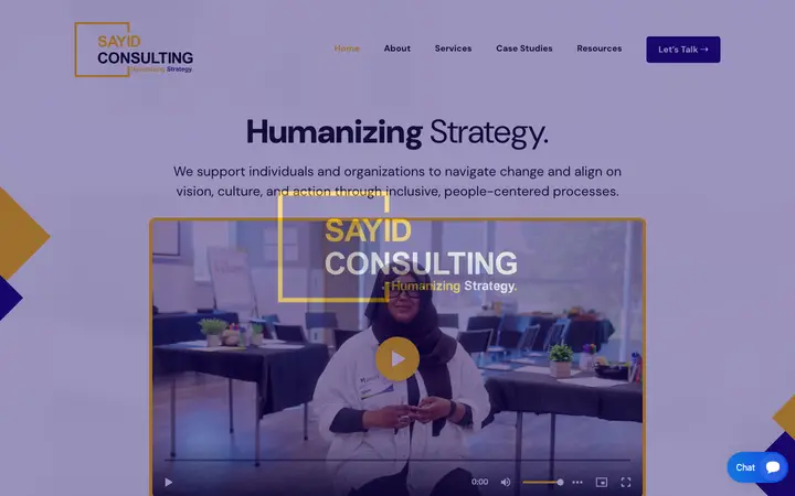 sayidconsulting.com homepage