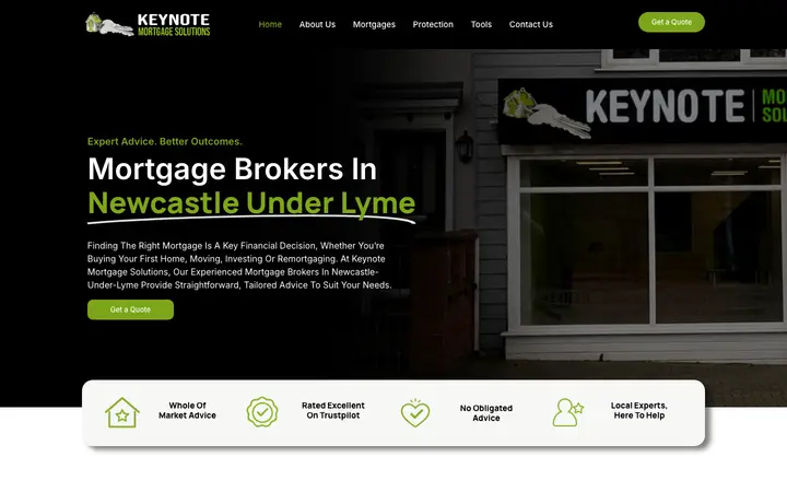 keynotemortgagesolutions.co.uk homepage