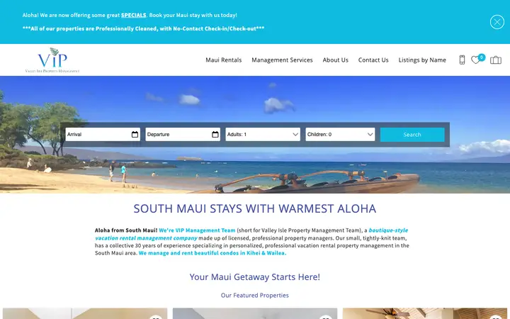 valleyislepropertymanagement.com homepage