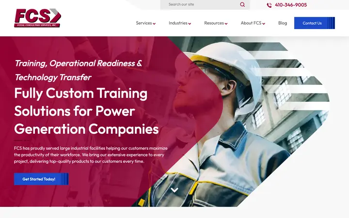 fossilconsulting.com homepage