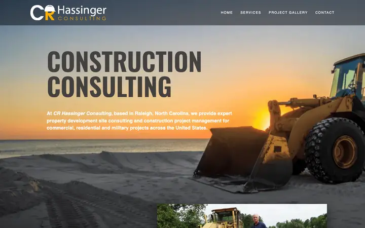 crhassingerconsulting.com homepage