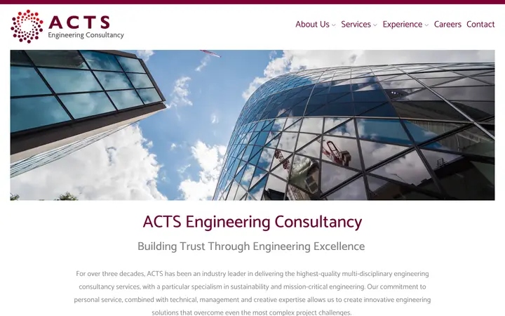 acts-partnership.com homepage