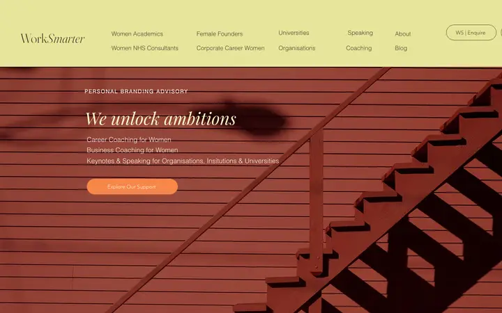 worksmarteradvisory.com homepage