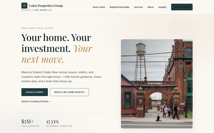 cairnpropertiesgroup.com homepage