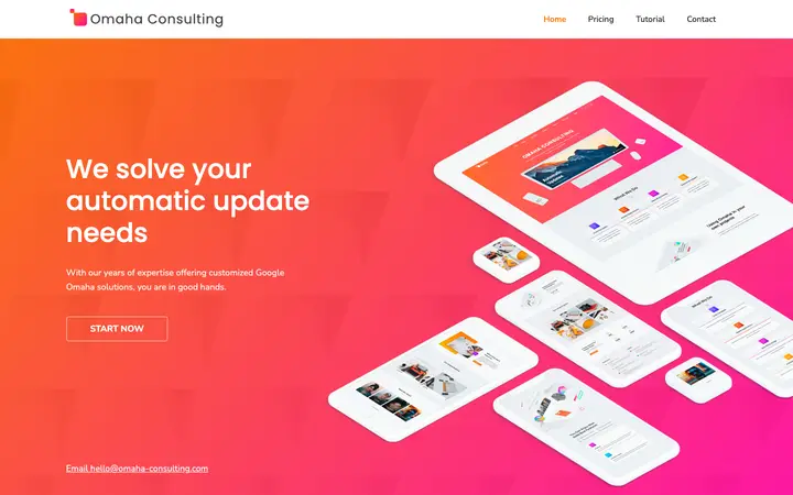 omaha-consulting.com homepage