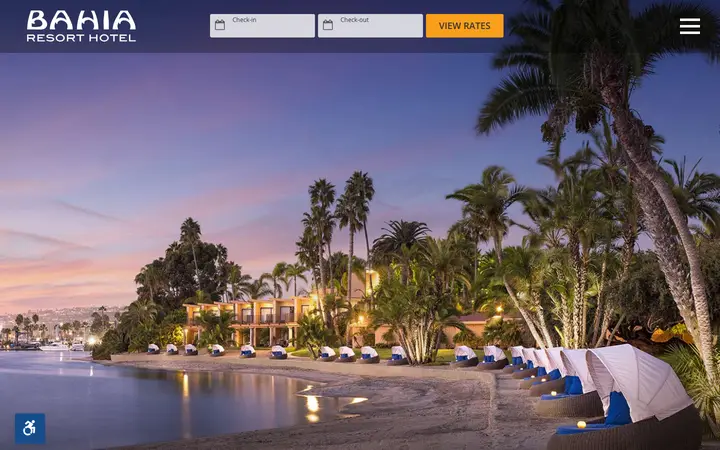 bahiahotel.com homepage
