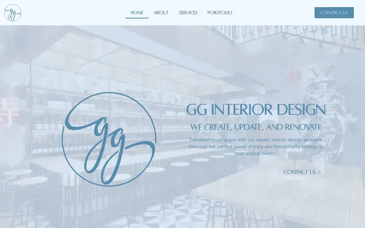 gginteriordesignsolutions.com homepage