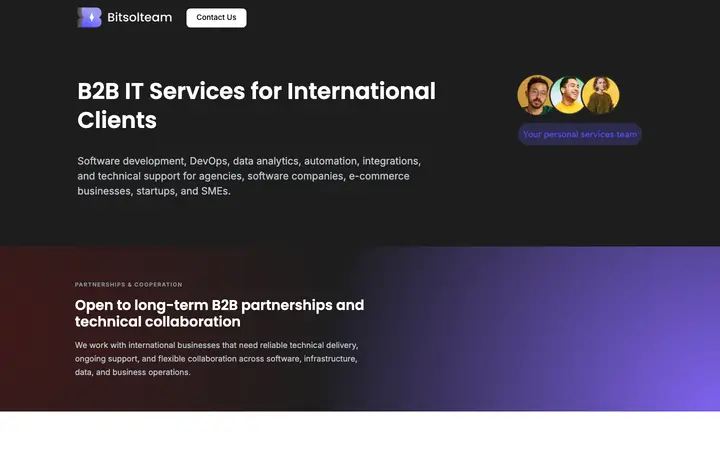bitsolteam.com homepage