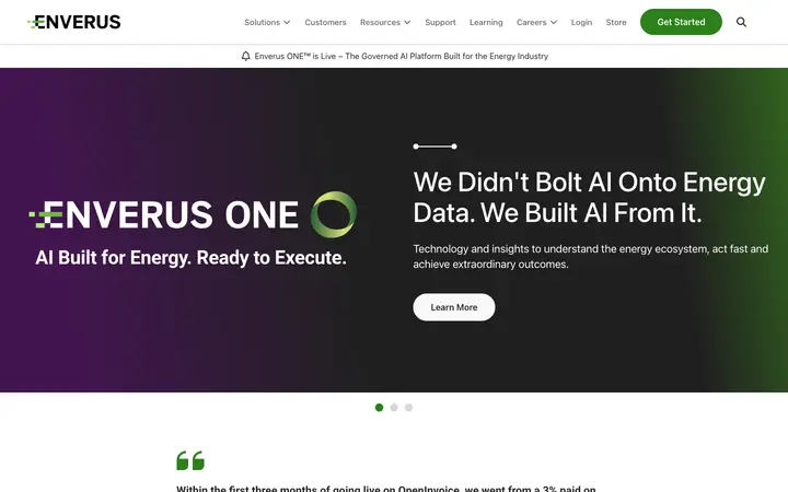 enverus.com homepage