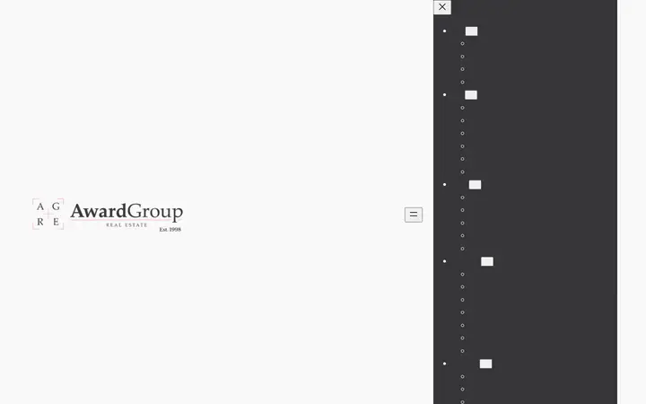 awardgroup.com.au homepage