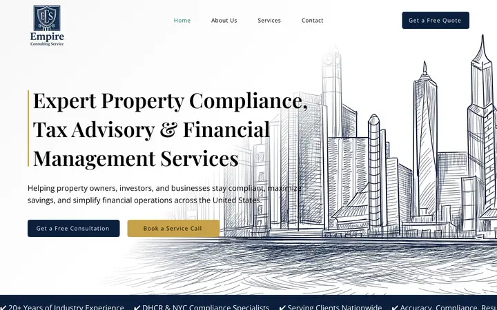 empireconsultingservice.com homepage