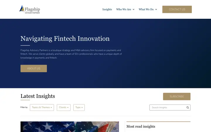 flagshipadvisorypartners.com homepage