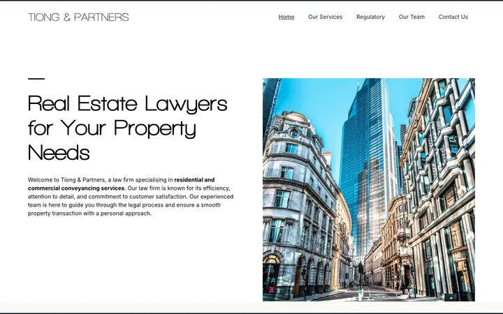 tiongandpartners.com homepage